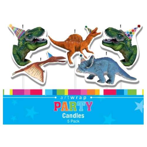 Party Candles - Dinosaur Party - Click Image to Close